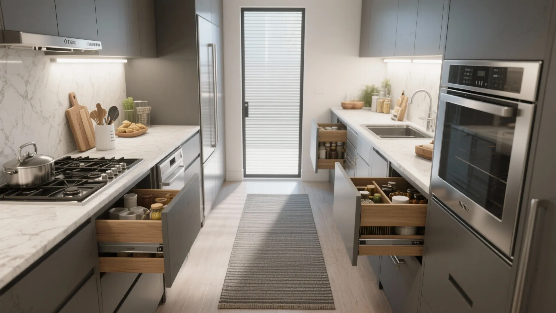 3. Galley kitchen tricks I swear by