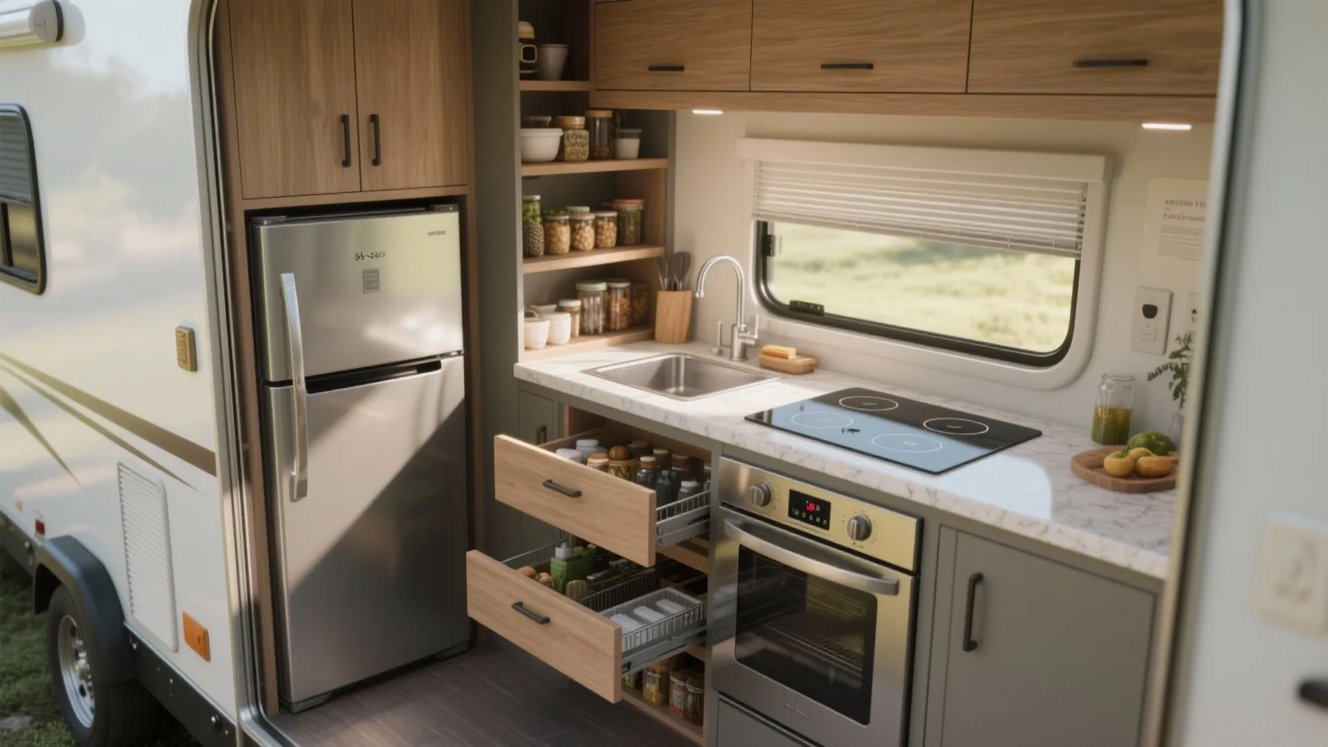 3. Optimize the galley kitchen