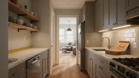 5 Smart Ideas for Small Galley Kitchen