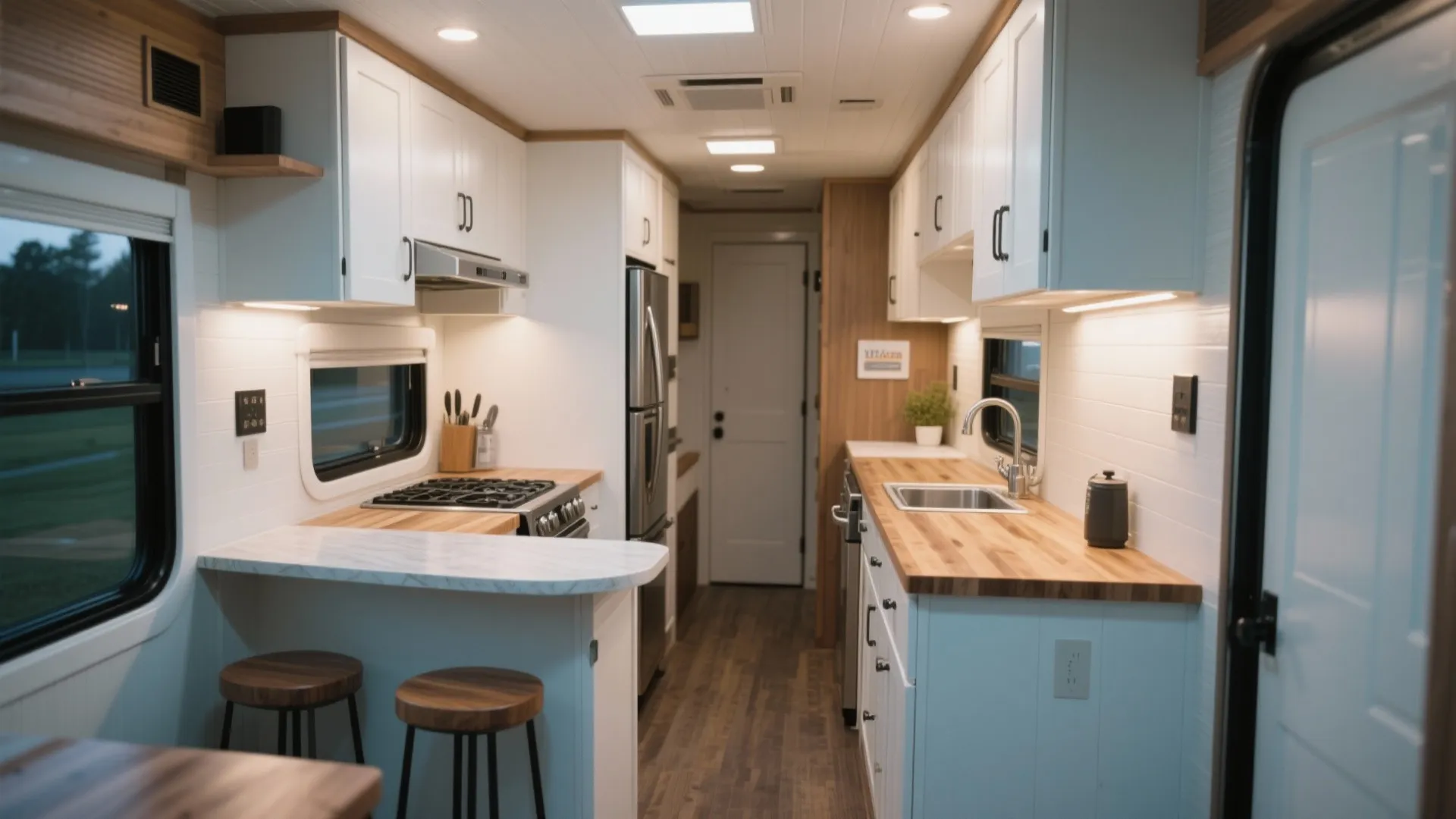 4. Galley Kitchen with Peninsula