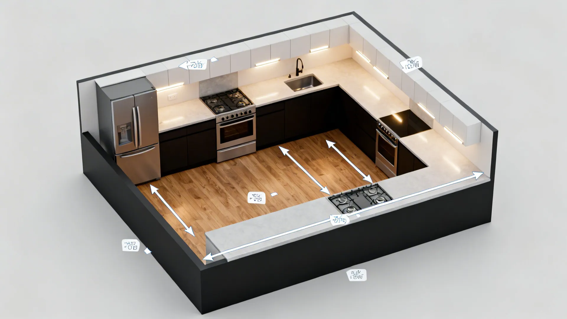 Matte Black with Warm Metal Accents