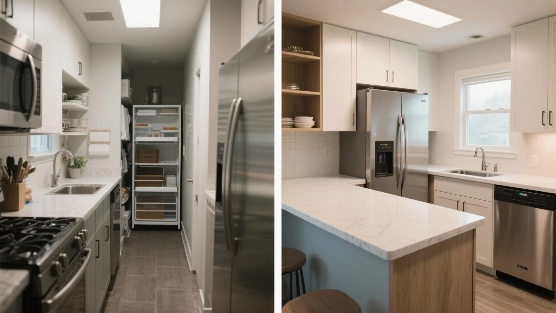 Galley to L-Shape Conversion