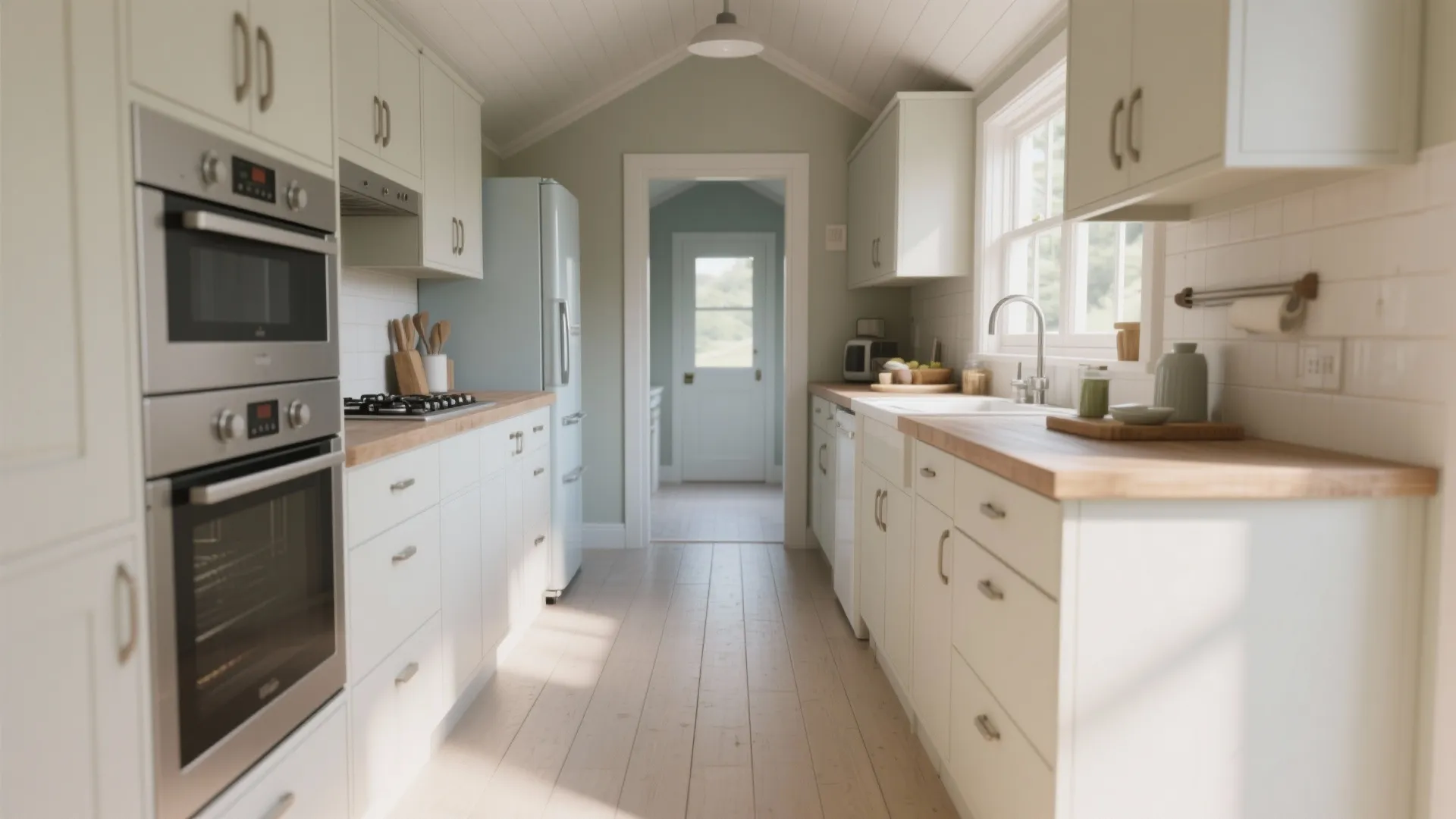 2. Galley layout with smart zones