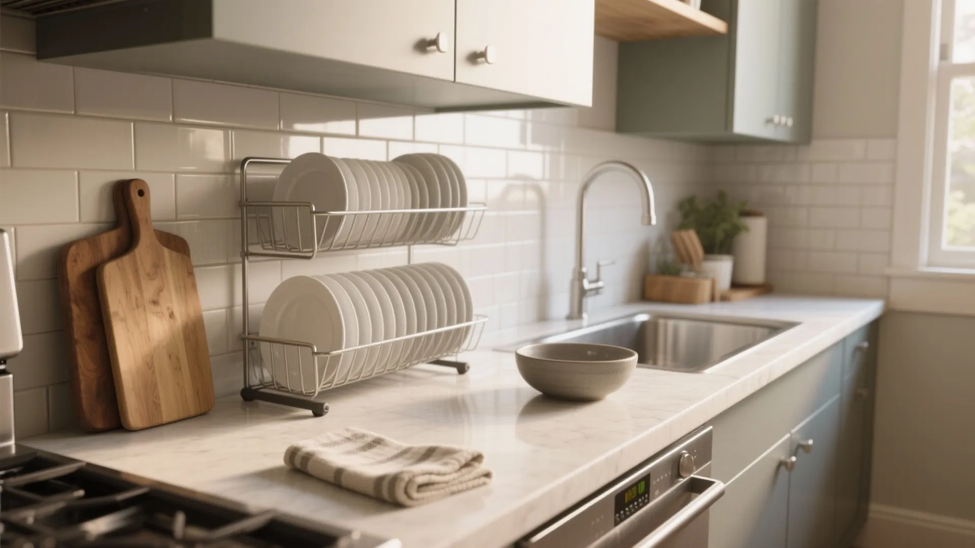 Kitchen Plate Rack Stainless Steel: My Game-Changer Storage Solution: 1 Minute to Instantly Organize Your Kitchen with Stainless Plate Racks
