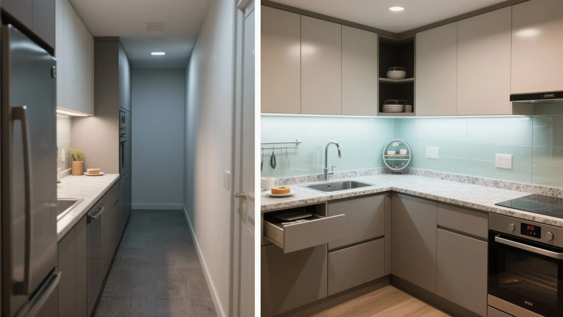 Galley to L conversion for smarter workflow