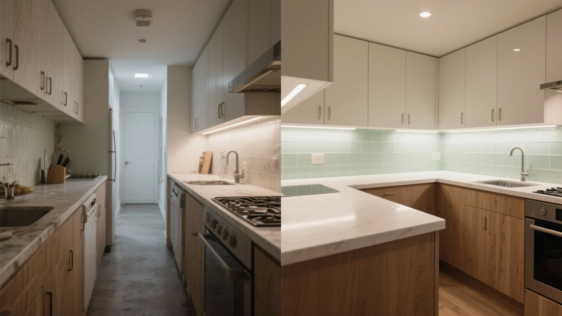 L-Shaped Layout That Frees Up More Counter Space