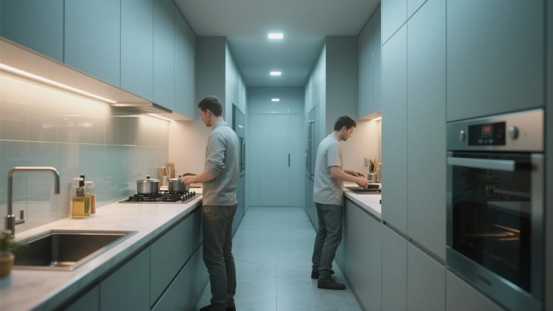 Galley optimization with strict zones