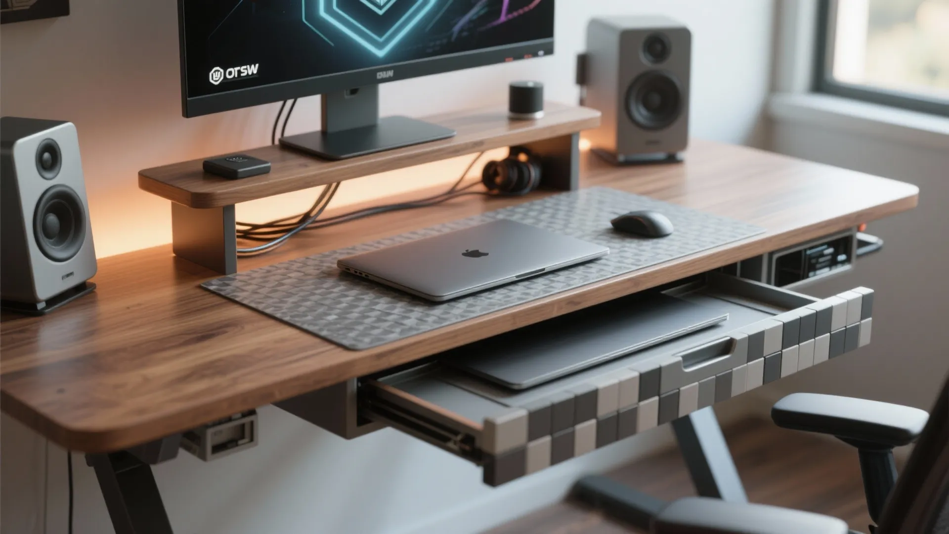 4. Gaming Desk That Doubles as a Productivity Hub