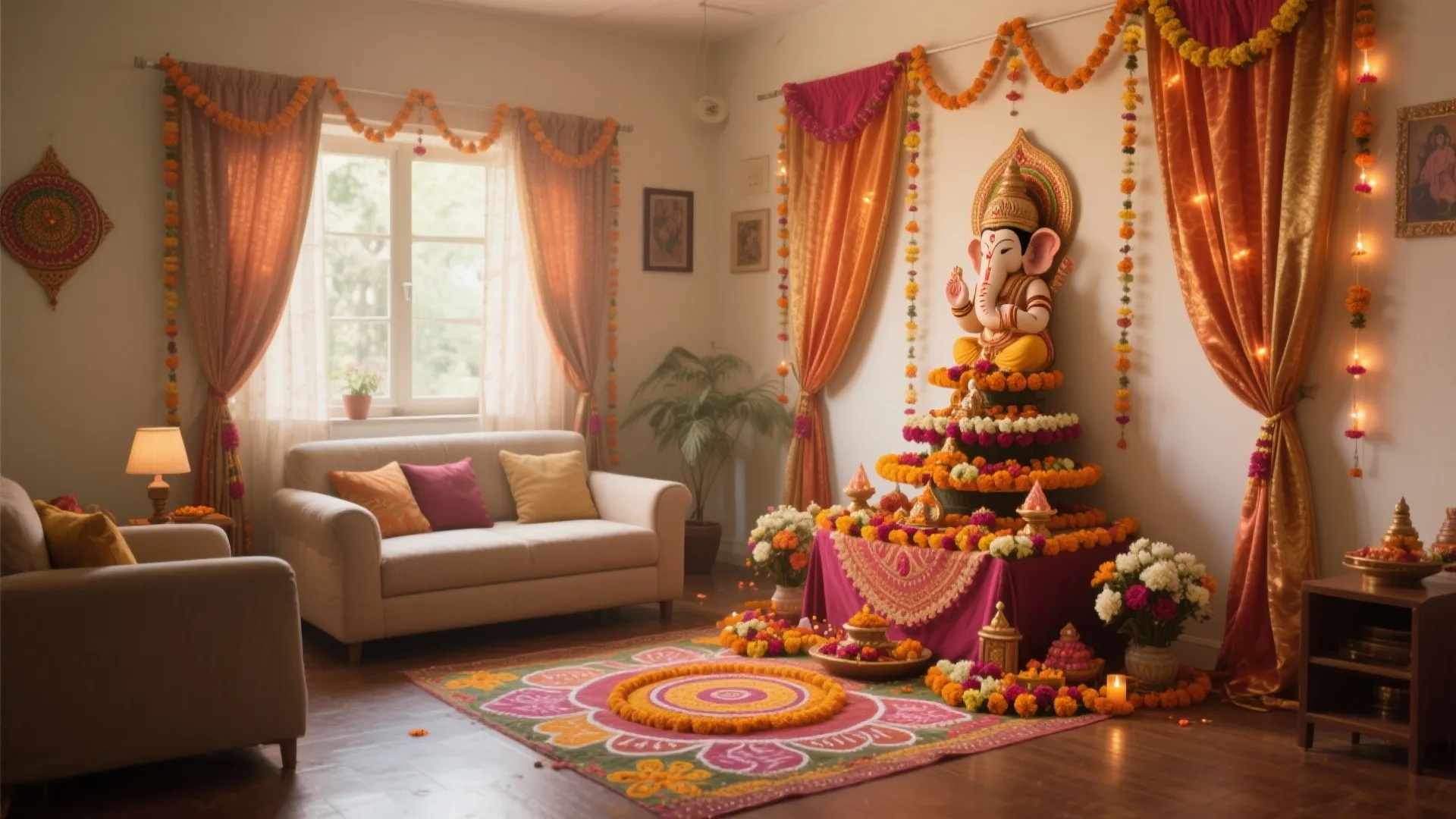 5 Ganesh Chaturthi 2022 Decoration Ideas: Creative, space-saving, and festive decor tips inspired by real home projects
