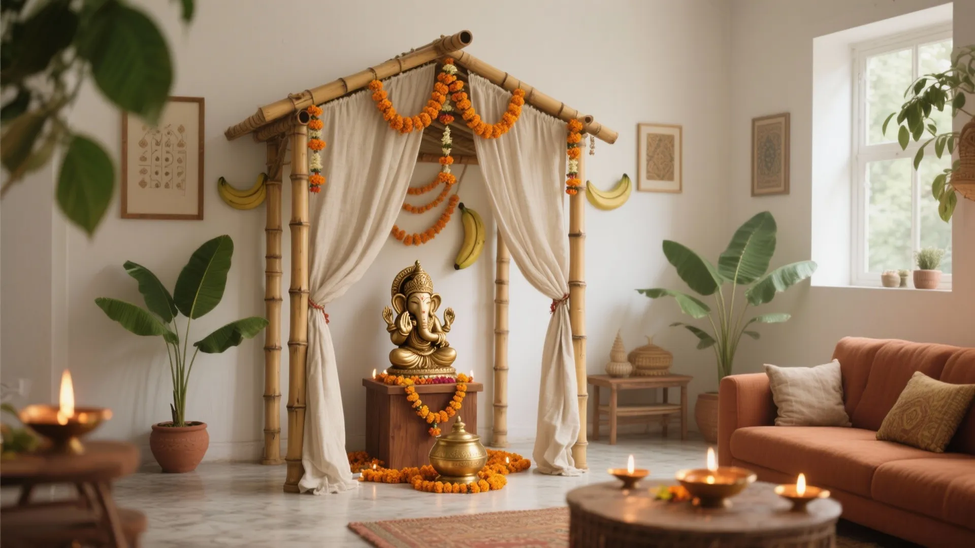 5 Ganesh Pooja Decoration Ideas at Home: Real-world small-space strategies, pro-grade styling, and easy, eco-friendly touches for a meaningful Ganesh Chaturthi at home