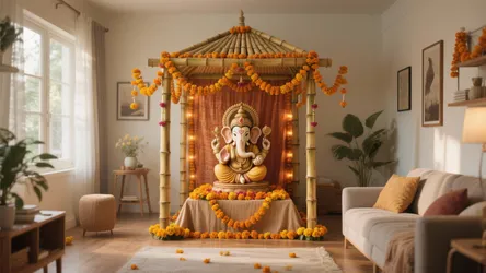 5 Ganpati Decoration Ideas 2022 at Home