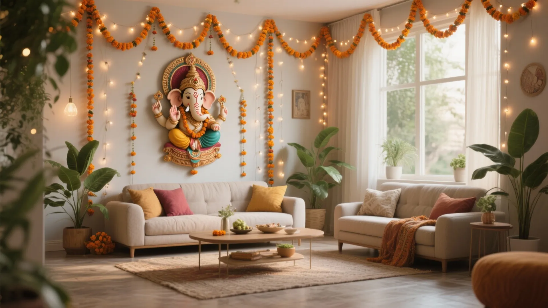 5 Ganpati Wall Decoration Ideas: Creative and Space-Savvy Ways to Decorate Your Wall for Ganpati Festival