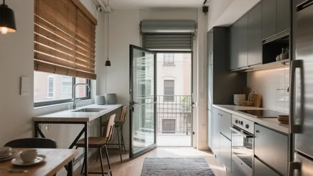 5 Small-Space Kitchen Ideas with a Garage Door Twist