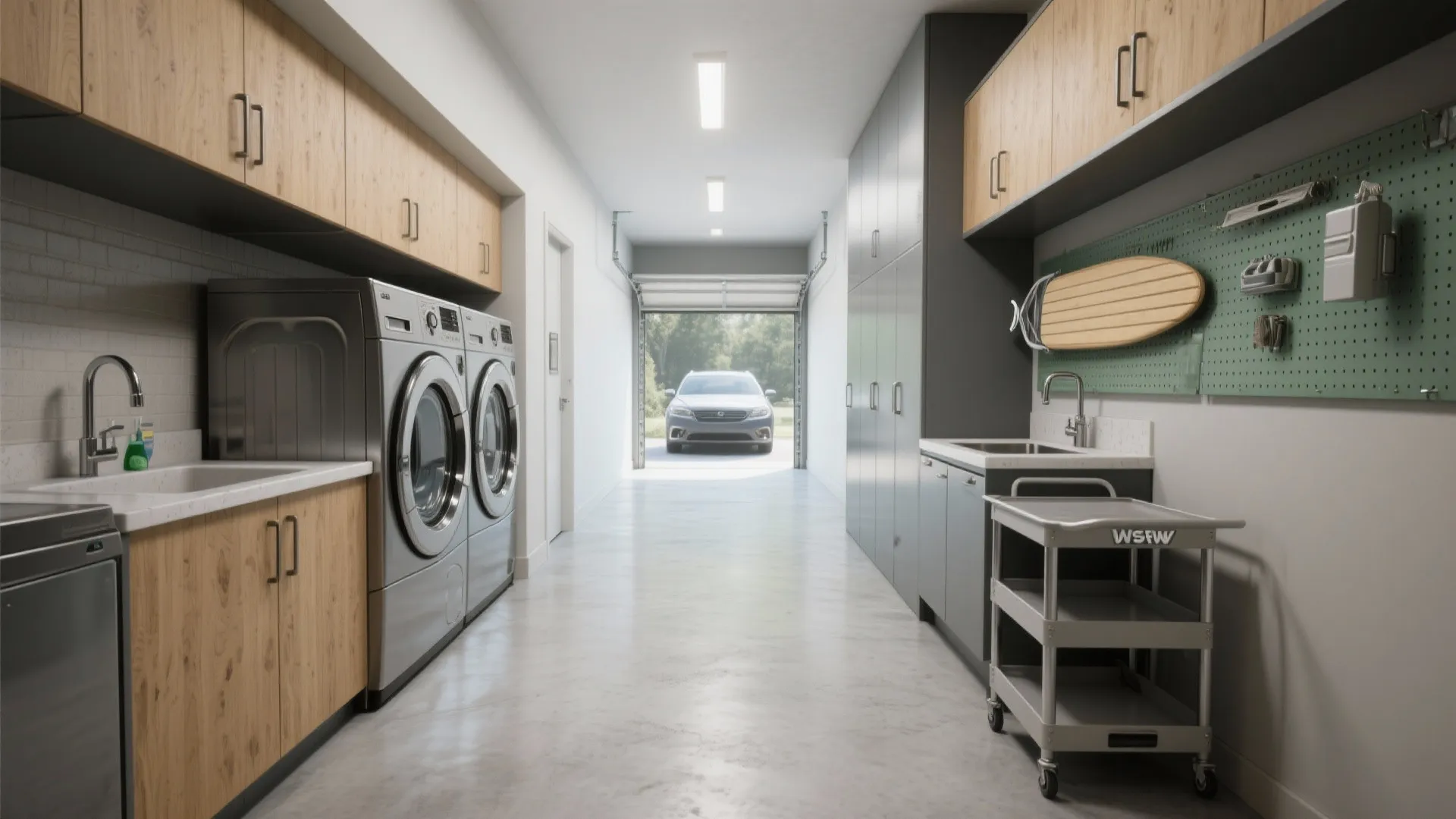 Idea 3: Go Two-Wall Galley and Keep the Center Clear