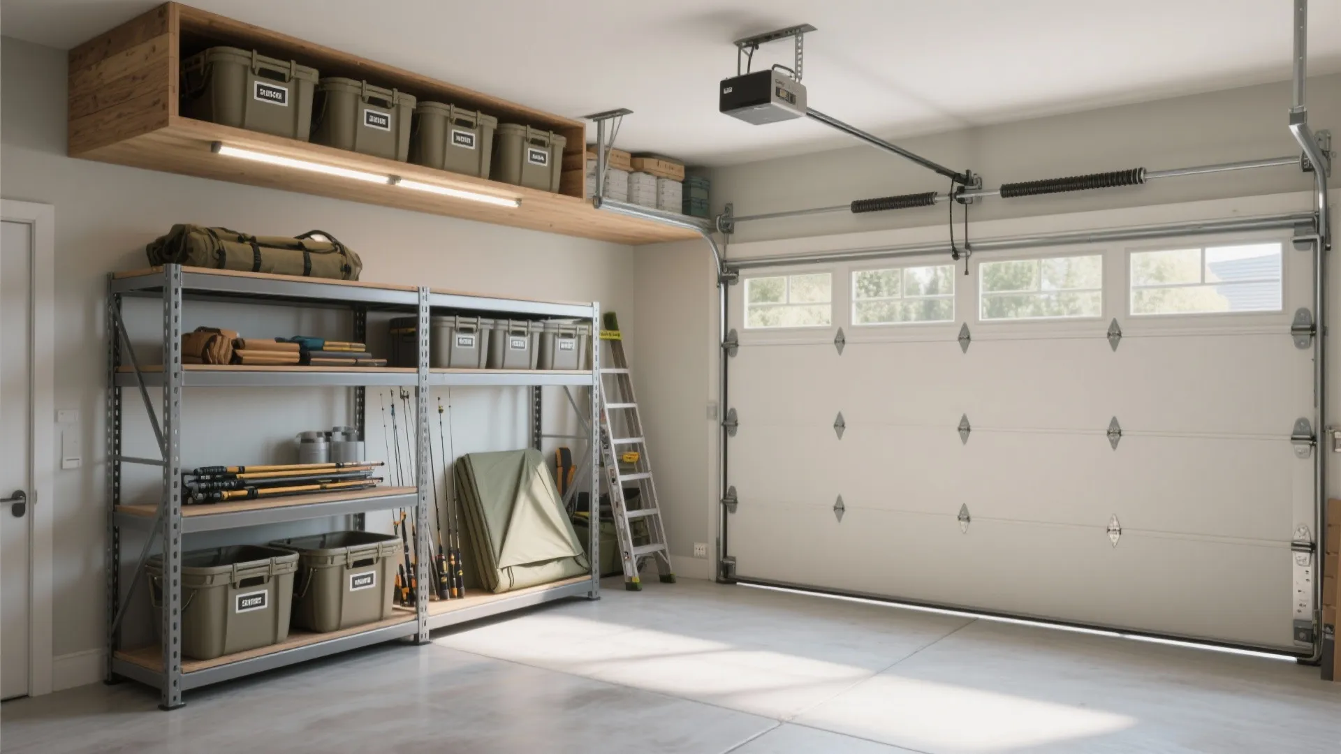 Over the Garage Door Storage DIY: Maximize Unused Space: 1 Minute to More Space: Fast-Track Guide to Over the Garage Door Storage DIY