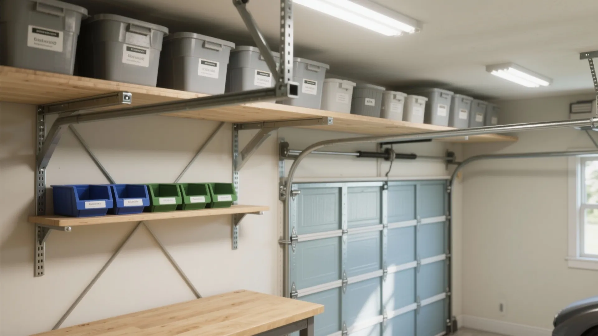 DIY Above Garage Door Storage: Maximize Overhead Space Smartly: Fast-Track Guide to Creating Garage Storage in Minutes