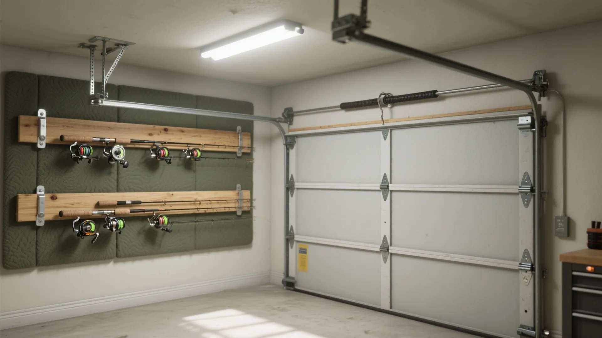 Garage Door Fishing Rod Holder DIY: Easy Space-Saving Solution