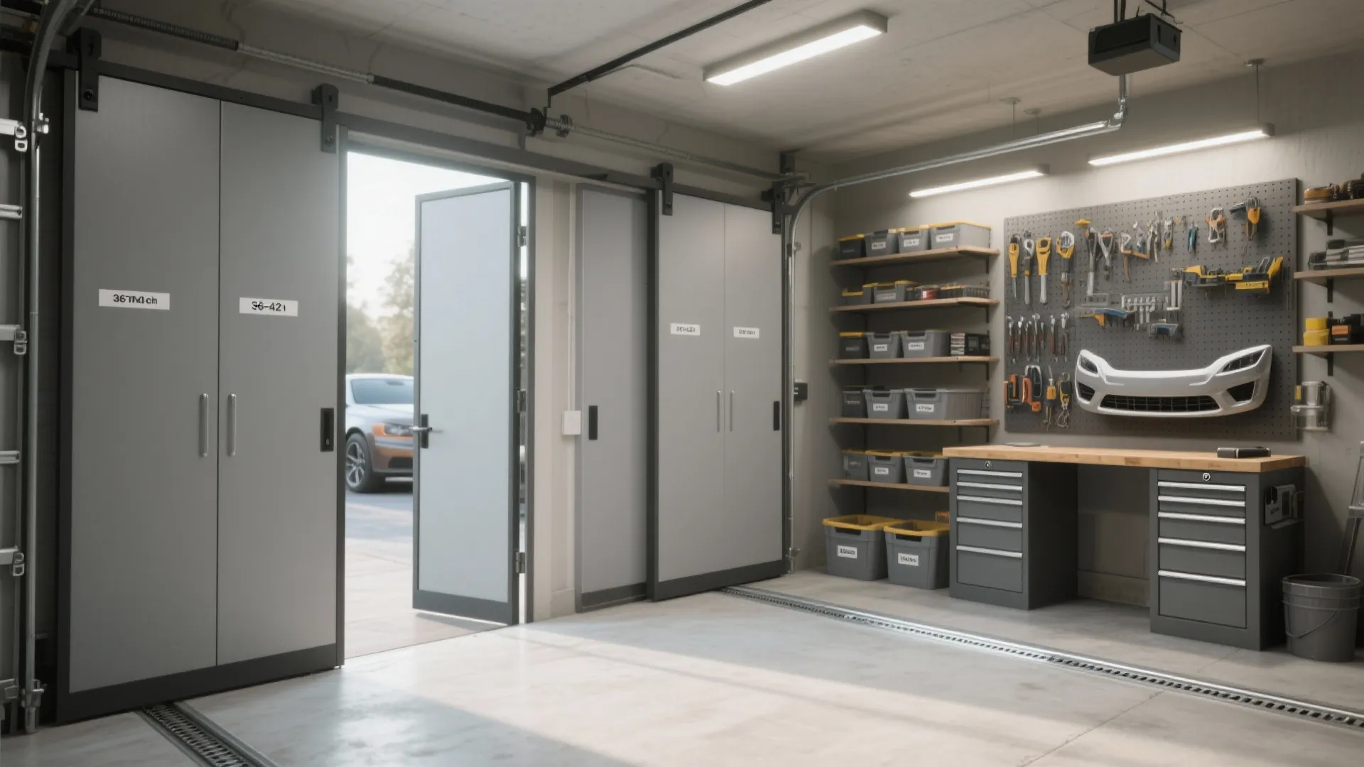 DIY Garage Cabinets with Sliding Doors: Smart Storage Solutions