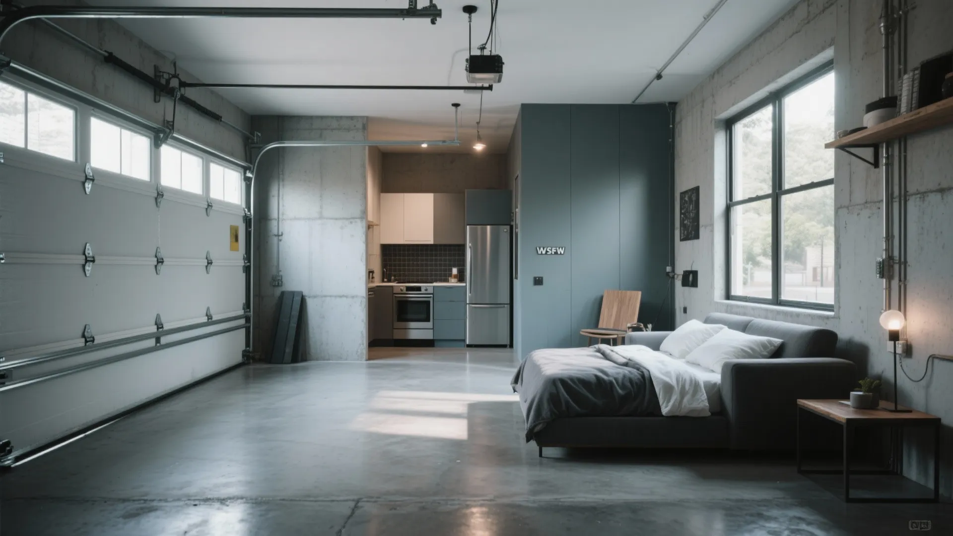 4. Garage-converted studios and utility rooms