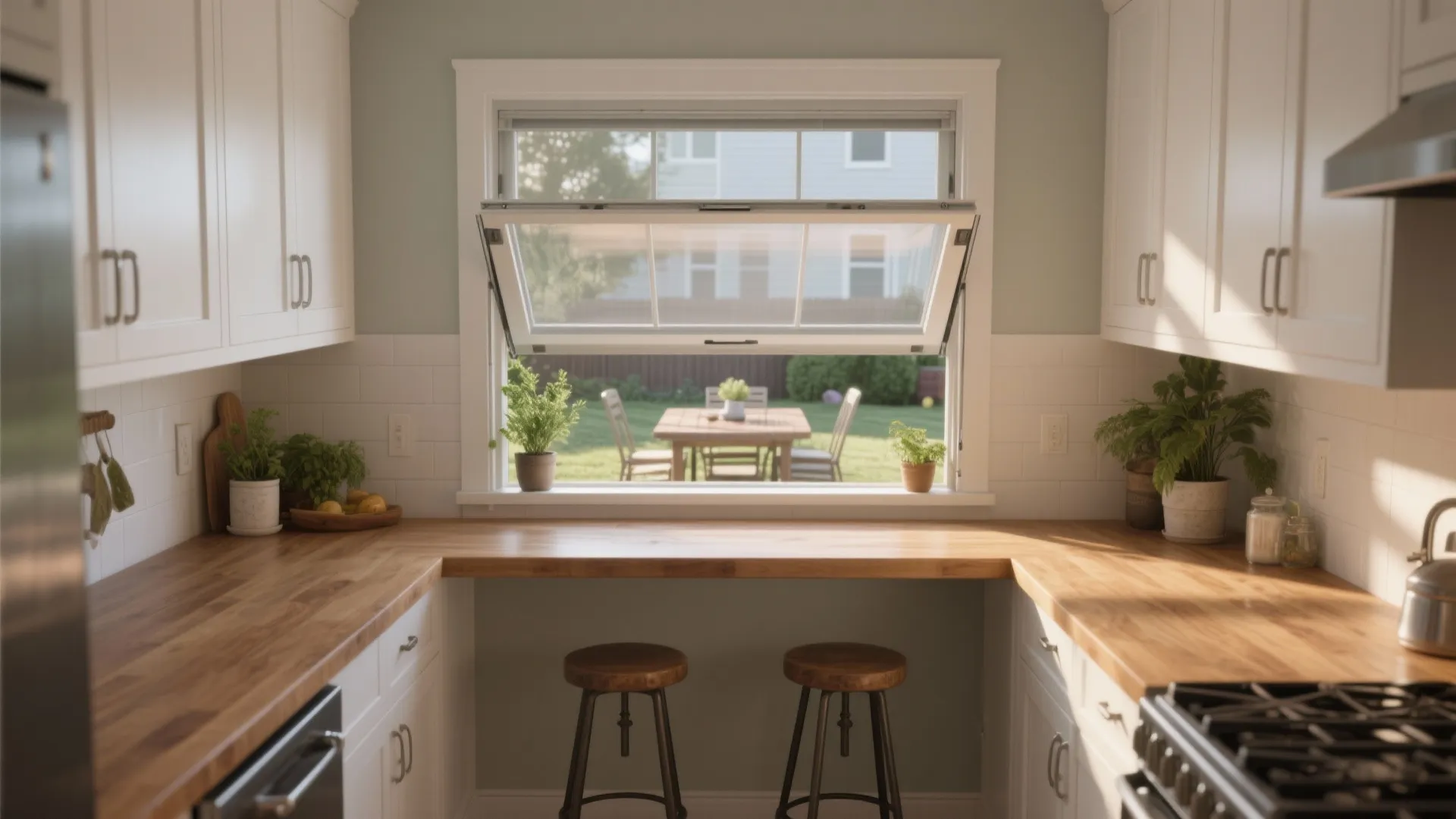 5 Kitchen Ideas with a Garage Door Window