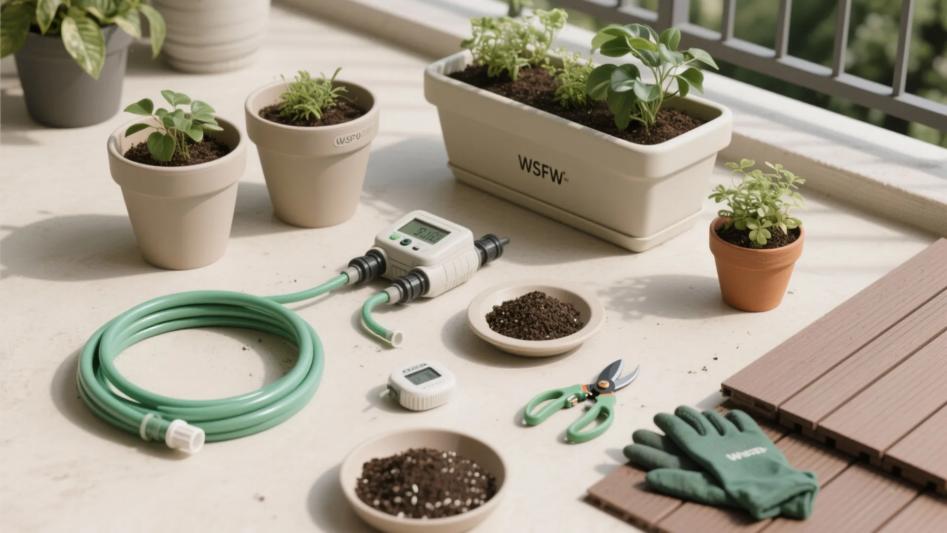 Green Balcony Micro-Garden