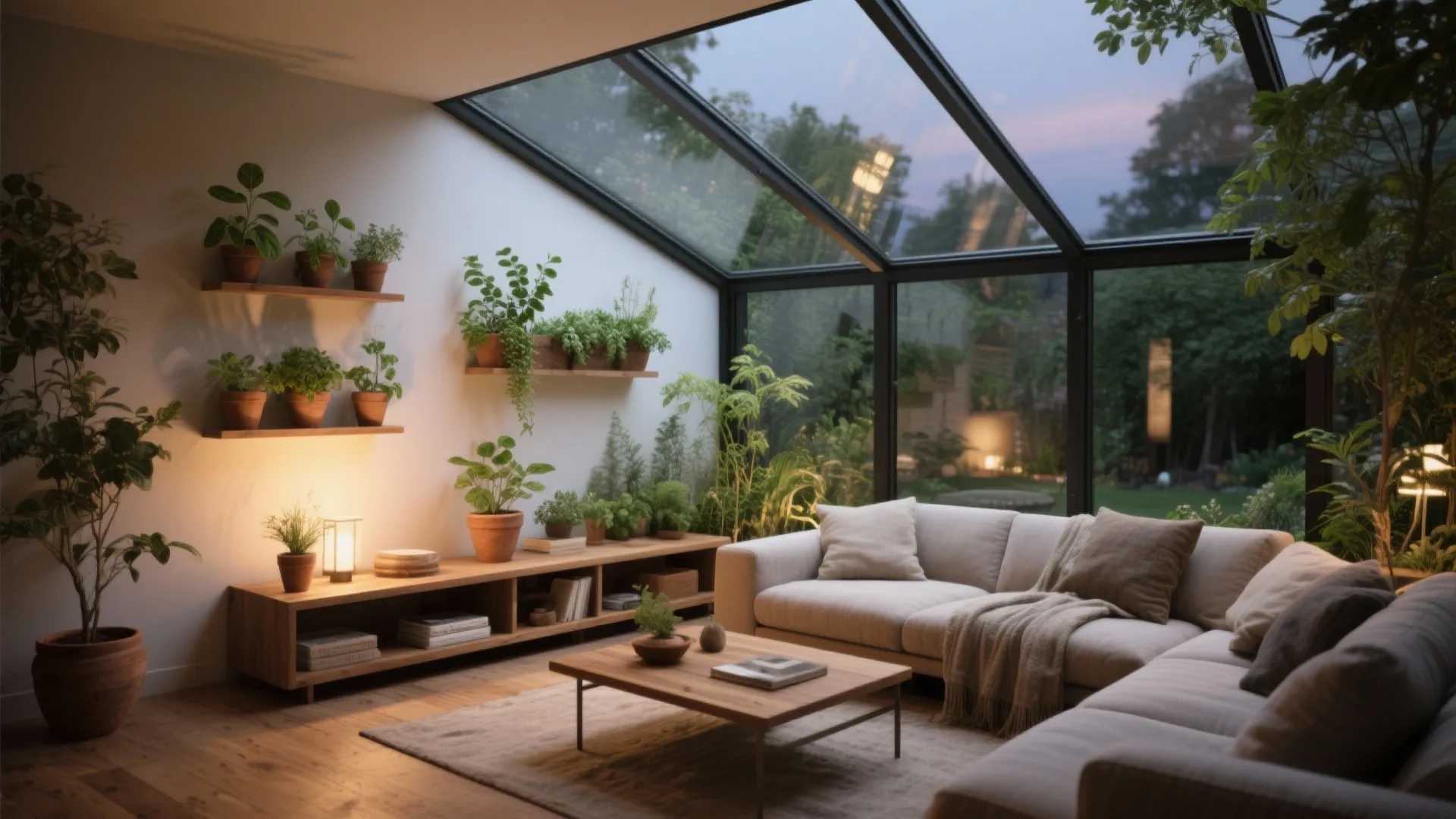 Biophilic Garden-Room Living