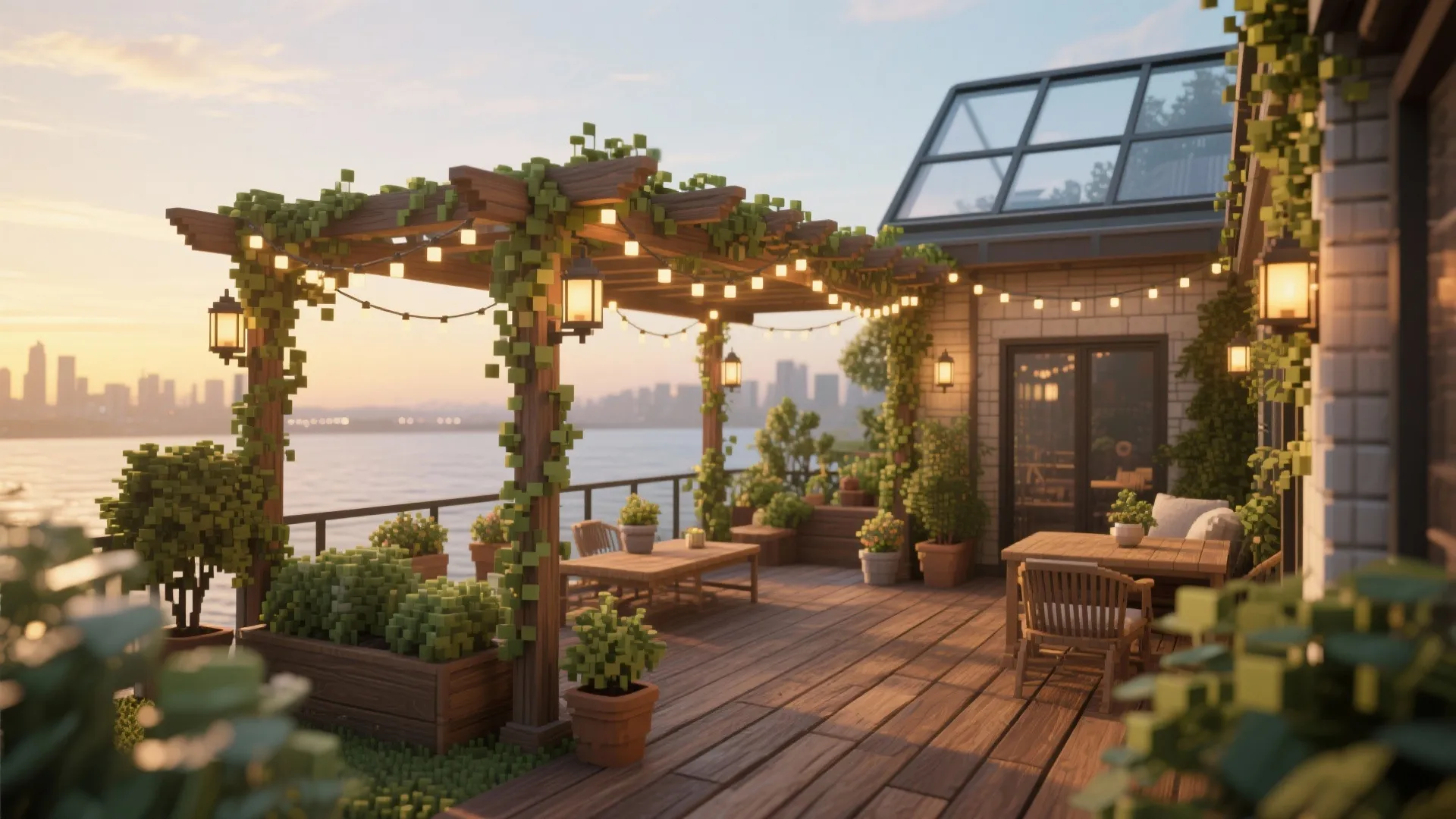 4. Outdoor Garden Terrace