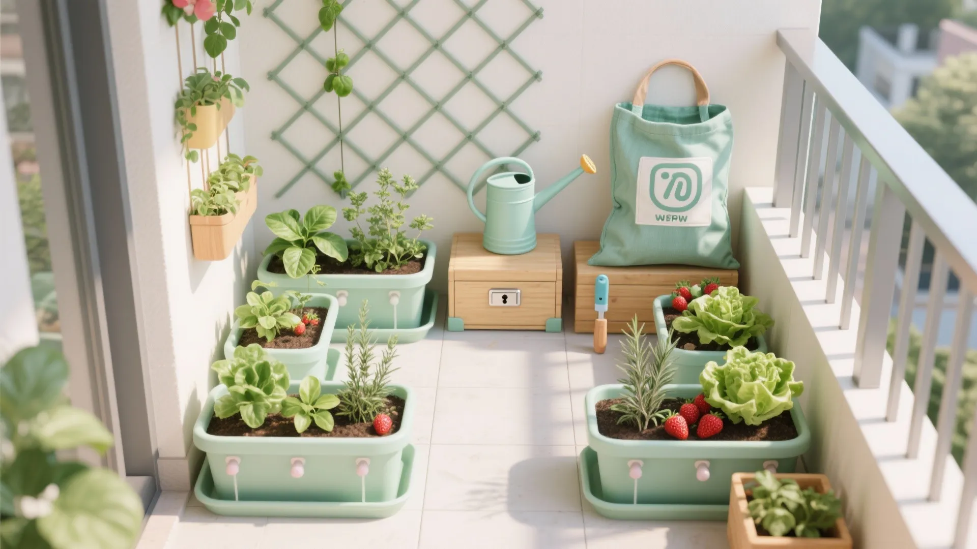 Nature corner and micro‑garden for sensory play