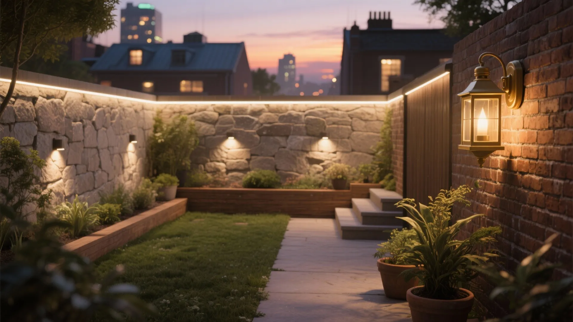 Low Voltage Garden Wall Lights — 5 Bright Ideas: Small outdoor walls, big atmosphere: 5 design inspirations for low voltage garden wall lights