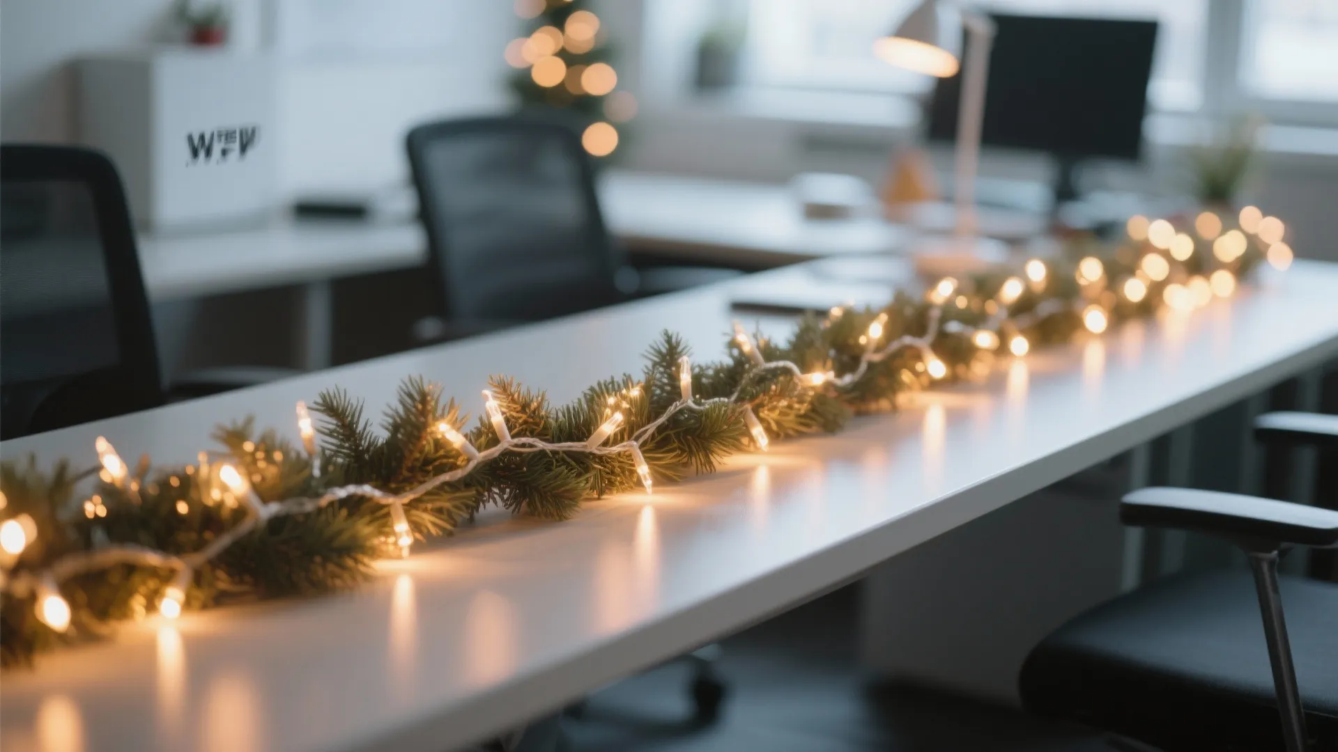 5. Desk Garland and Fairy Light Combos