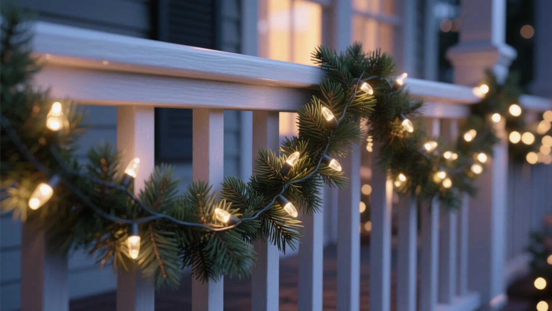 3. Garland with Hidden Lights