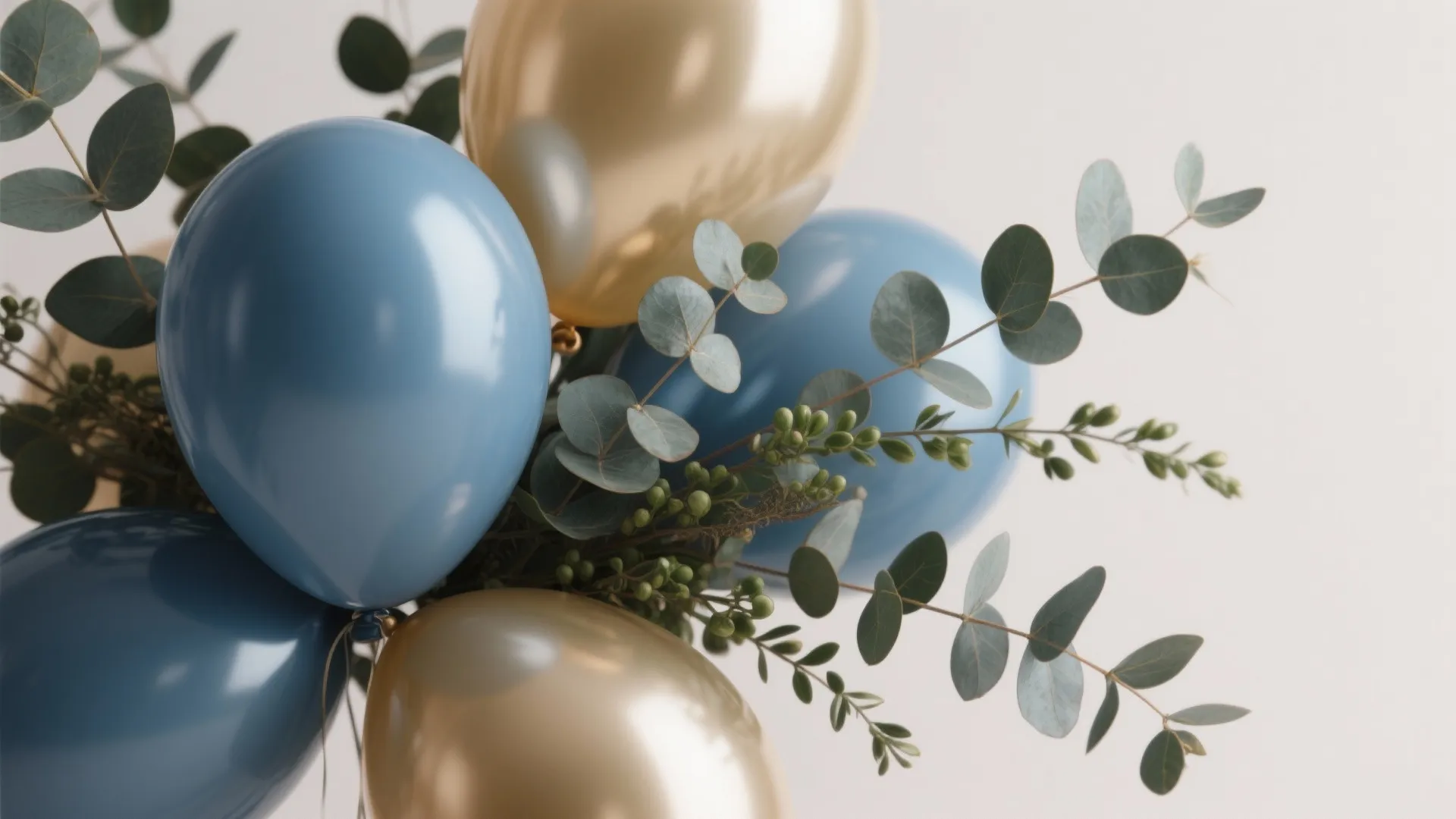 Balloon Garland + Floral Greenery Blend