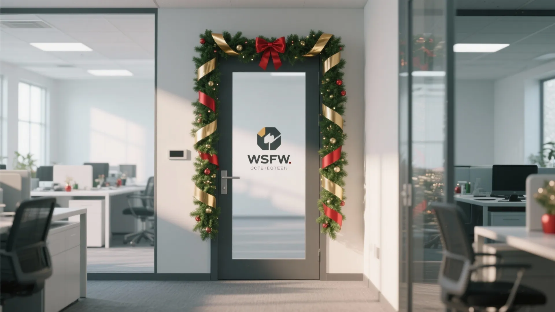 4. Garland Around Door Frames