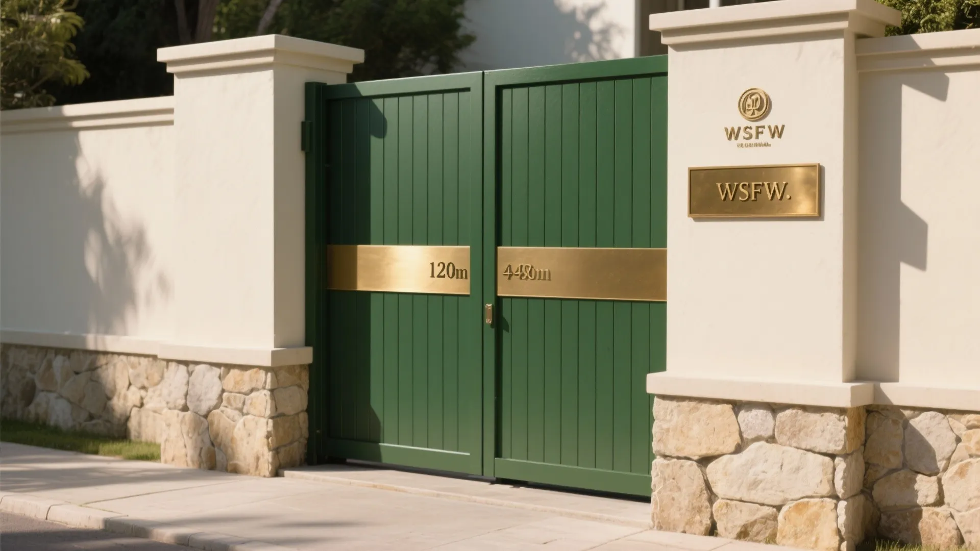 Gate-Focused Accents & Address Pop