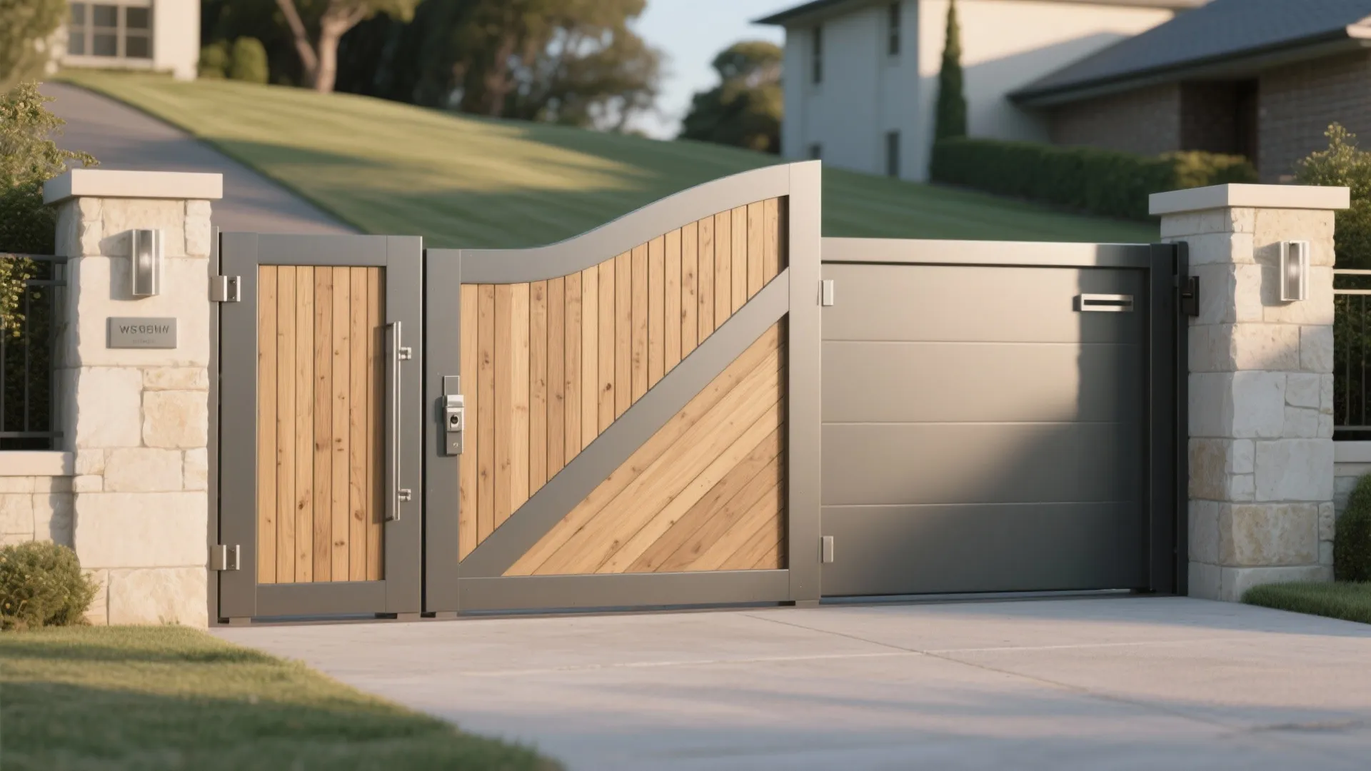 Idea 4: Let the gate be the hero (but detail the hardware)