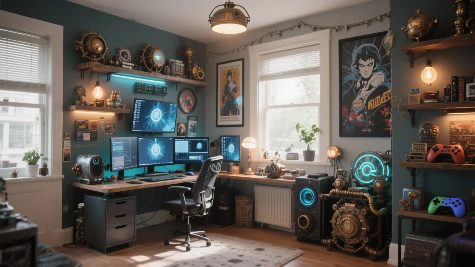 Geeky Home Office Design Ideas: Creative Inspirations for Your Geeky Workspace