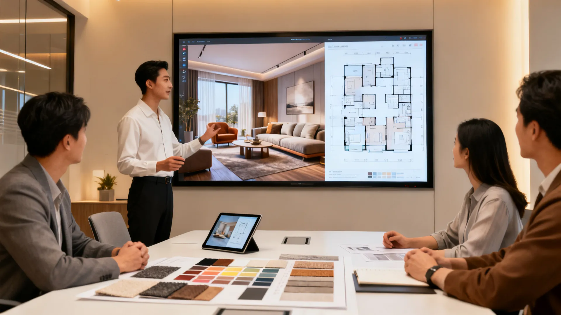 Client Presentation with AI Design