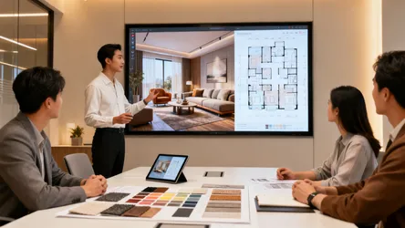 Client Presentation with AI Design