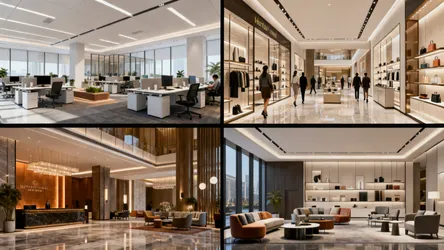 AI Commercial Interior Design