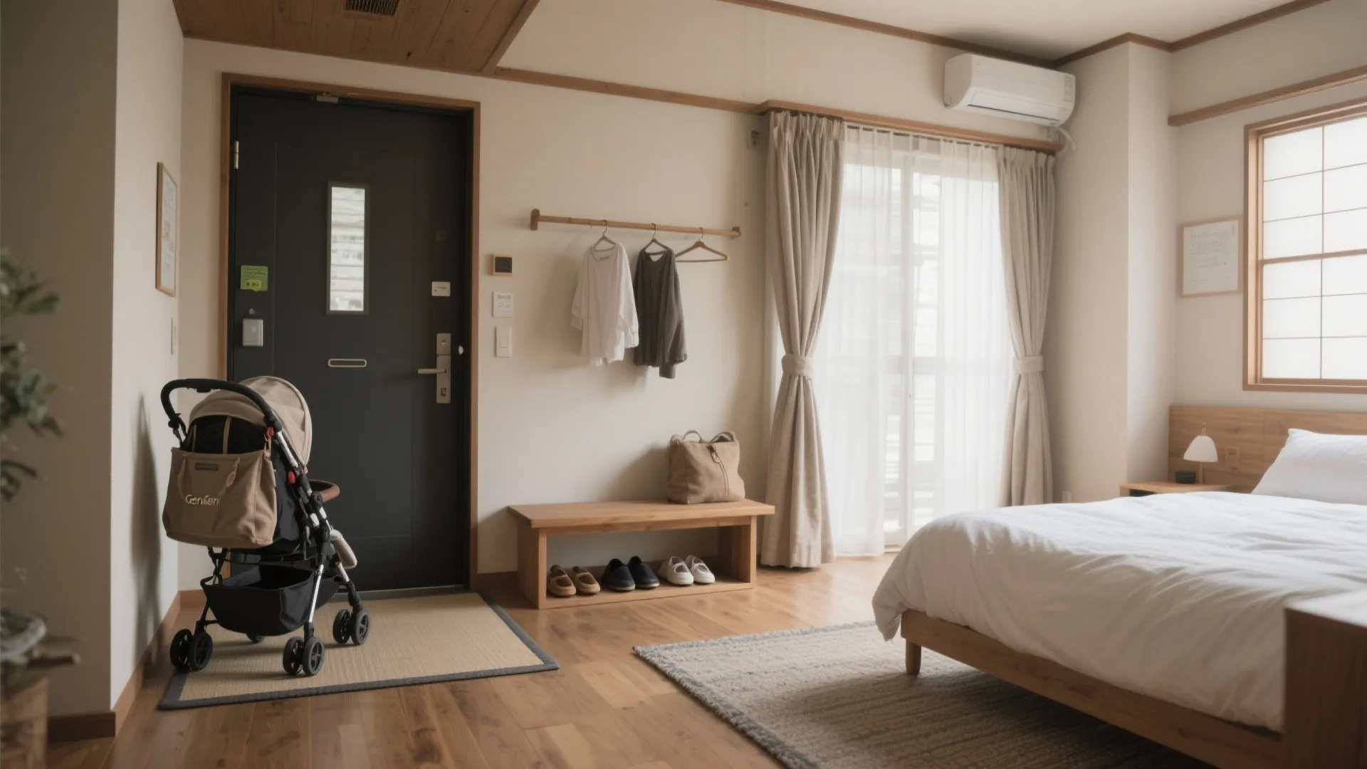 Tips 7: 玄関と寝室に「5分の余白」を置くと散らかりにくい