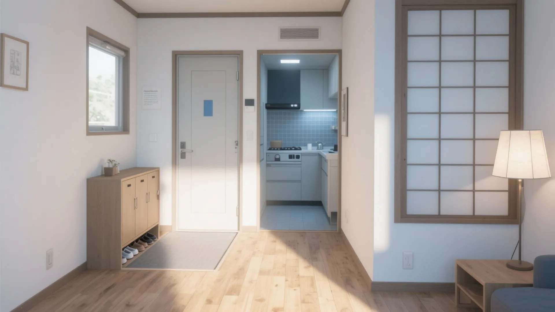 Tips 1: 玄関からの動線を整えると、岐南のアパートが見違える（動線規画・東京小戸型）