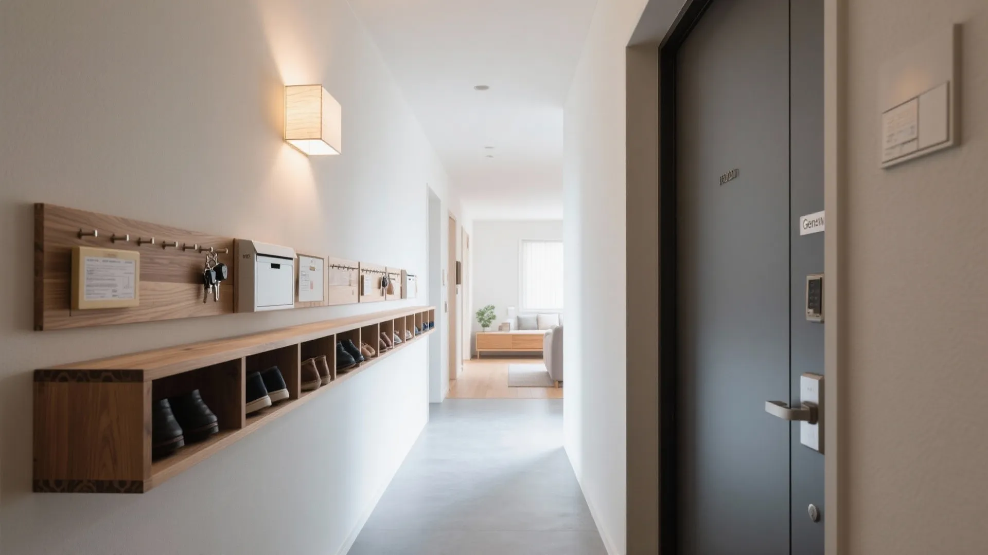 Tips 1: 玄関～LDの動線を細長い収納ギャラリーに（動線规划＋收納技巧）