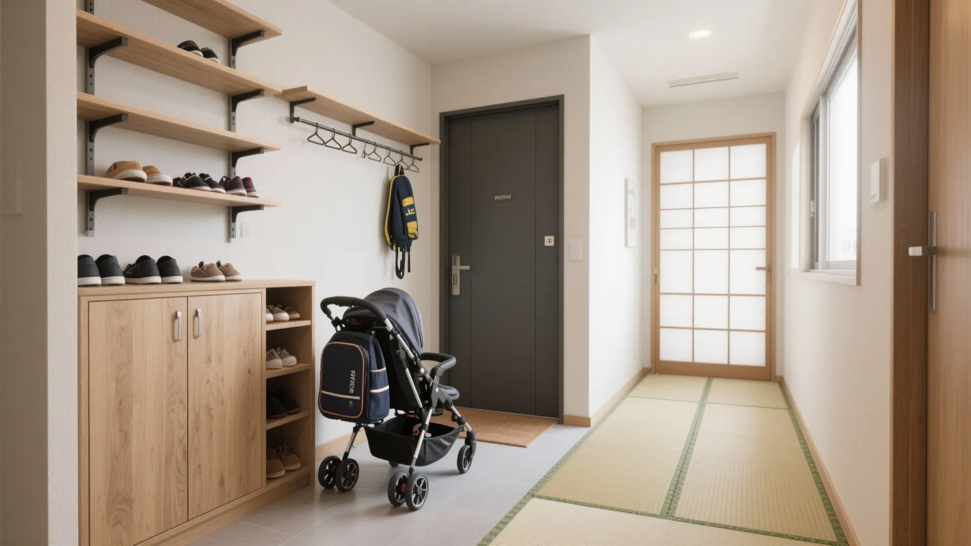 玄関と廊下に“見えない倉庫”をつくる：收纳技巧でリビングを救う