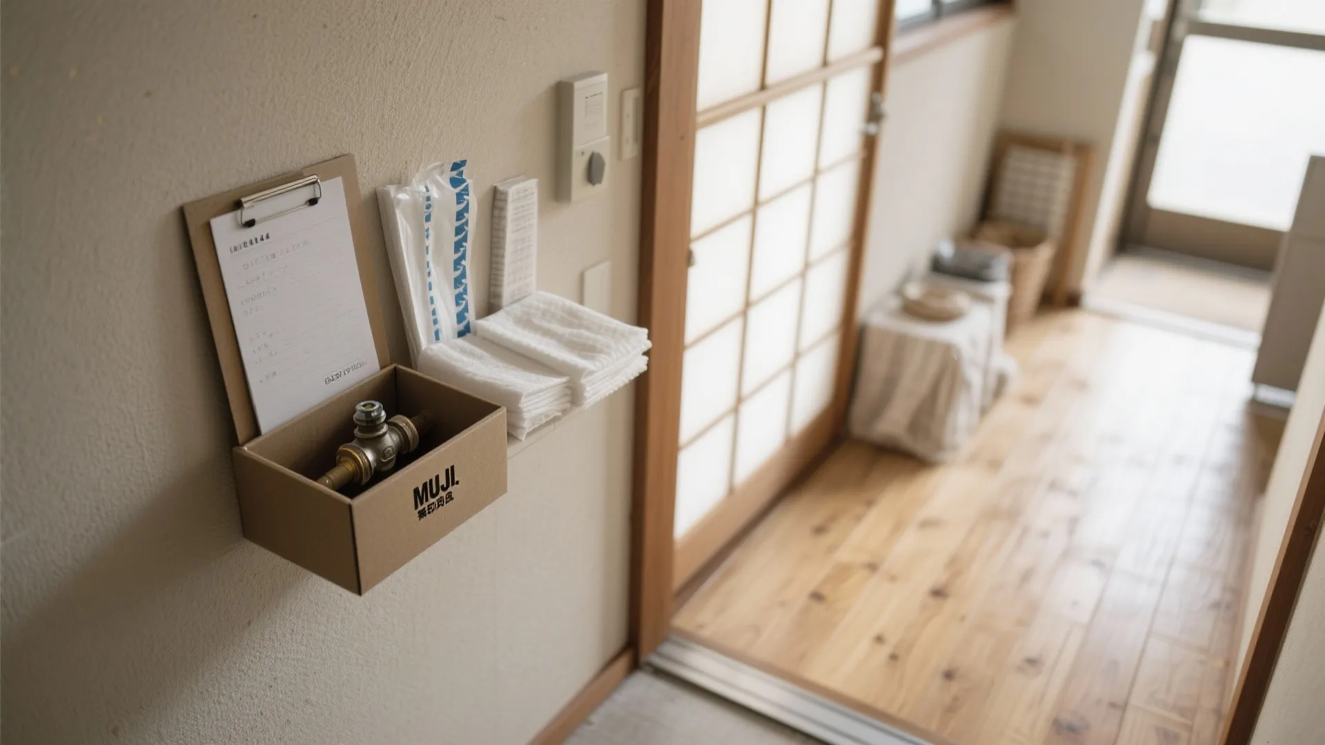 Tips 2: 小さな住まいほど“止水・吸水・記録”の3点セット（動線を守る収納配置）
