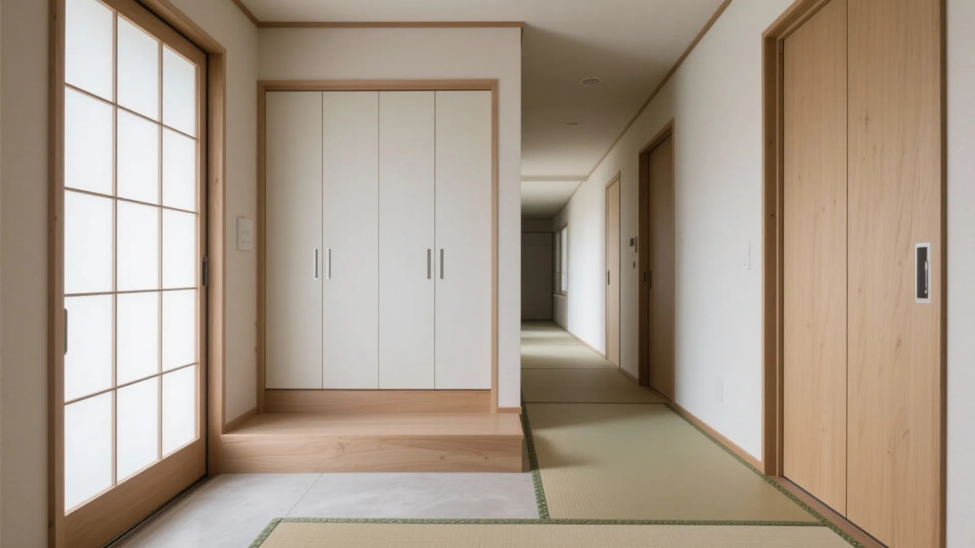 Tips 2: 玄関〜廊下は「余白のフィルター」（小空间收纳 × 日式风格）