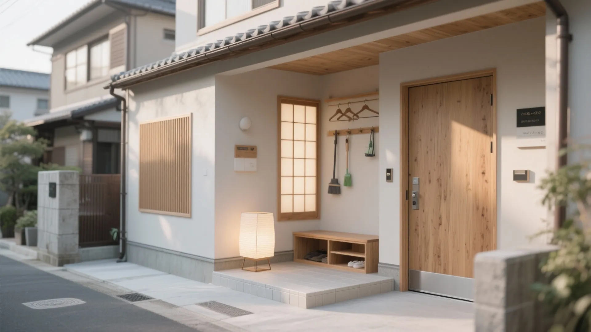 Tips 4: 玄関は“間口の質”を上げると家の秩序が整う（日式風格・収納技巧）