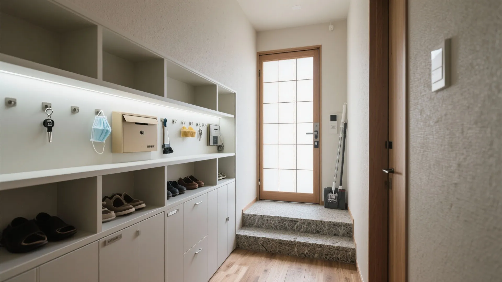 Tips 5: 玄関〜廊下を“順路ストレージ”化（収納技巧・東京）