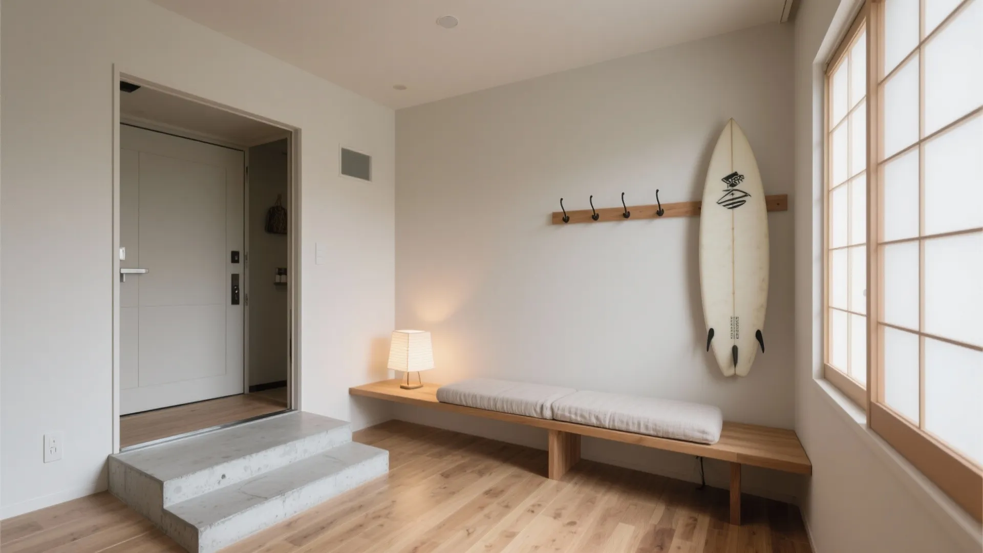 玄関に“砂落とし”を設ける：東京小戸型にも効く日式風の土間拡張