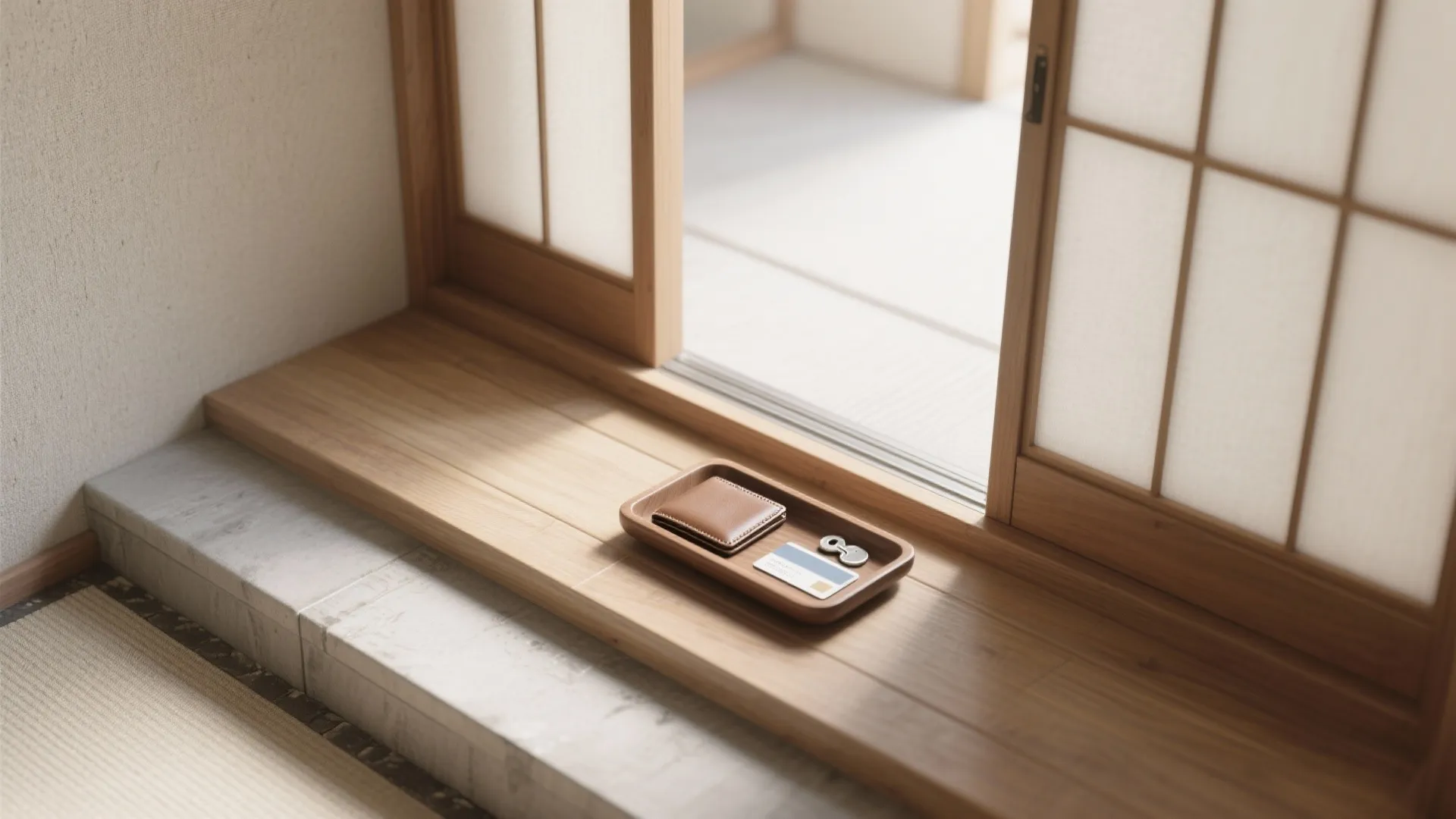 Tips 3: 玄関の余白をつくる“段差使い”と色の温度（日式風格×東京）