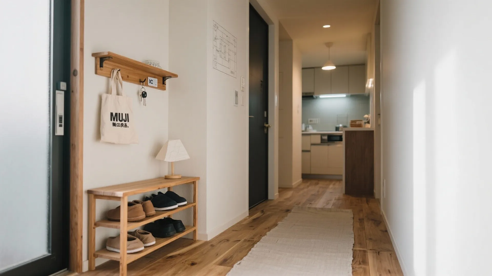 Tips 1: 玄関〜キッチンを一直線にする動線計画（動線規劃）